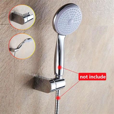 metal hand held shower bracket|hand shower wall mount bracket.